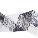 Pitsikengännauhat 120 x 2,9 cm Silkkiset litteät kengännauhat Hienovarainen pitsinauhoitus balleriinoihin, lenkkareihin ja romanttisiin 4