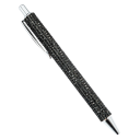 Pix cu bilă 14,4 cm Pix metalic auriu-roz cu strasuri Pix elegant pentru nunți și cadouri Instrumente de scris de lux pentru birou și școală 1