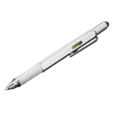 Pix multifuncțional 7-în-1 cu bilă, stylus tactil, riglă, șurubelniță, nivelă, instrument reîncărcabil din plastic pentru muncă și birou 7