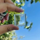 Pixel fotografisches Hilfsmittel akryl mosaik Linse für kreatives Fotografieren Anhänger transparentes Glas blau schwarz rosa 2