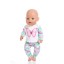 Pizsama az A1532 baba számára 3