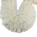 Pizzo in chiffon plissettato a tre strati 10 cm x 91 cm Tessuto decorativo per cucire Nastro decorativo per abbigliamento Accessori per matrimoni Progetti DIY Modifiche di moda 7