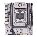 Placa base 215 x 190 mm con zócalo LGA 2011-3 y chipset X99 para Intel Xeon E5 con 4 slots DDR4 hasta 128 GB y M.2 NVMe en color blanco 2