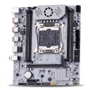 Placa base 215 x 190 mm con zócalo LGA 2011-3 y chipset X99 para Intel Xeon E5 con 4 slots DDR4 hasta 128 GB y M.2 NVMe en color blanco 5