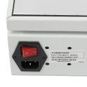 Placa calefactora de precalentamiento 220V 500W 15x15 cm con regulación digital de temperatura metálica para soldadura y servicio de electrónica 4