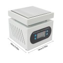 Placa calefactora precalentadora 220V 350W 10x10 cm con regulación de temperatura digital metálica para soldadura y servicio de electrónica 2