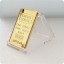 Placă de aur imitație de o uncie de aur Placă comemorativă placată cu aur de 24K cu capac din plastic 5 x 2,8 cm 1