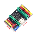 Placă de expansiune pentru placa de dezvoltare ESP32-C3 37,4 x 22,5 cm Modul cu conectori GPIO Conexiune stabilă Integrare ușoară cu microcontrolere 2