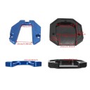 Placa de extensão universal para suporte lateral de moto em alumínio CNC, apoio de pé colorido 50x50 mm 2