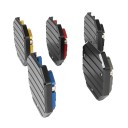 Placa de extensão universal para suporte lateral de moto em alumínio CNC, apoio de pé colorido 50x50 mm 6