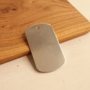 Placa de identificación para perro en blanco para collar, 20 unidades 10