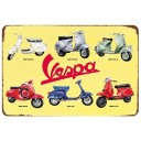 Placa de metal retro decorativa 14