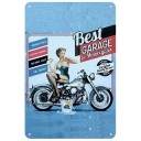 Placa de metal retro decorativa 18