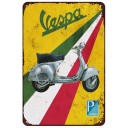 Placa de metal retro decorativa 24