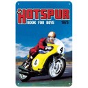 Placa de metal retro decorativa 6