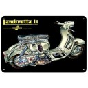 Placa de metal retro decorativa 9