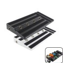 Placa de Pedais para Guitarra 50 x 25,2 x 6 cm Grande caixa robusta em PE para pedais de efeitos com velcro e chave de fendas Painel estável 1
