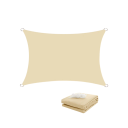 Placă de umbrire impermeabilă 400x400 cm din poliester pentru grădină, terasă, balcon, piscină, plajă, cort, umbrelă, camping exterior 6