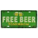 Placa decorativa em metal 11