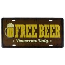 Placa decorativa em metal 12