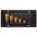 Placa decorativa em metal 13