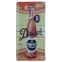 Placa decorativa em metal 17