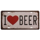 Placa decorativa em metal 2