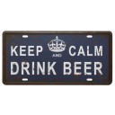 Placa decorativa em metal 25