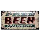 Placa decorativa em metal 6