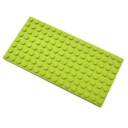 Placas de base para conjuntos 5 pcs 6,4 x 12,8 cm Compatíveis com Lego e outros conjuntos Pequenas placas para construção Acessórios para blocos Jogo criativo 12