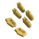 Placas de corte SP300 NC3020 10 uds. Placas de corte de carburo para desbaste Carburo sinterizado Dorado Para torno de metal 2