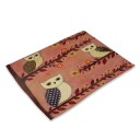 Place Mat with Painted Plants 9