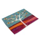 Place Mat with Painted Plants 10