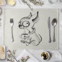 Placemats with Cartoon Dog Design 6