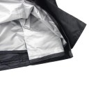 Plachta na wannę z hydromasażem wodoodporna 218 x 218 x 30 cm ze stahującym sznurkiem odporna na ciepło i zimno pokrywa na prostokątną wannę z hydromasażem do ogrodu 6