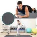 Plăci din spumă EVA 12 buc 30 x 30 x 0,6 cm Plăci puzzle cu margine Rezistent la apă și antiderapant pentru exerciții și camere 10