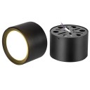 Plafoniera LED da incasso 7W rotonda 59x87 mm corpo in alluminio luce bianca calda illuminazione per interni 2