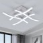 Plafoniera LED modernă cu temperatură reglabilă a luminii 24 W Iluminare de tavan în formă de hashtag Candelabru cu iluminare LED integrată 40 x 8 cm 1