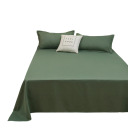 Plain bed sheet without elastic 150 x 230 cm Smooth surface for everyday use Student accommodation 16