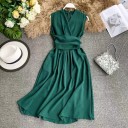 Plain Sleeveless Dress 6