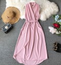 Plain Sleeveless Dress 10