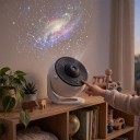 Planetarium Star Projector with 12 Projection Discs 360° Rotation Timer 1 and 2 Hours Adjustable Focus USB 5V White Night Light 2