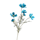 Planta artificial de camomila em vaso com flores realistas 60 cm seda plástico flocado haste de aço para decoração 14