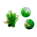 Planta artificial para aquário 14 cm Simulação de erva aquática Plástico macio Decoração de aquário Erva para peixes Refúgio Adorno de aquário Solução 2