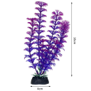 Plante aquatique en plastique pour aquarium 4 x 18 cm Décoration aquaristique artificielle Ornement non pourrissant pour poissons Matériau durable 3