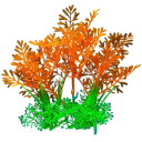 Plante artificielle pour aquarium 14 cm Simulation de herbe aquatique Herbe décorative Plastique souple Abri pour poissons Décoration d'aquarium Solution sans entretien 1