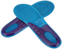Plantillas de gel azul para zapatos Absorción de impactos Caminata cómoda Alivio del talón y el arco Adecuado para uso diario 1