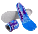 Plantillas de gel azul para zapatos Absorción de impactos Caminata cómoda Alivio del talón y el arco Adecuado para uso diario 5