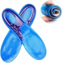 Plantillas de gel para calzado Color azul Absorción de impactos Cómodas de llevar Forma ergonómica Soporte de arco Alivio del pie Caminata 5