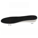 Plantillas negras para zapatos, 4 cm, aumento de altura, plantillas ortopédicas de gel para el talón, almohadillas amortiguadoras para caminar cómodamente, zapatos de trabajo para hombres y mujeres. 2